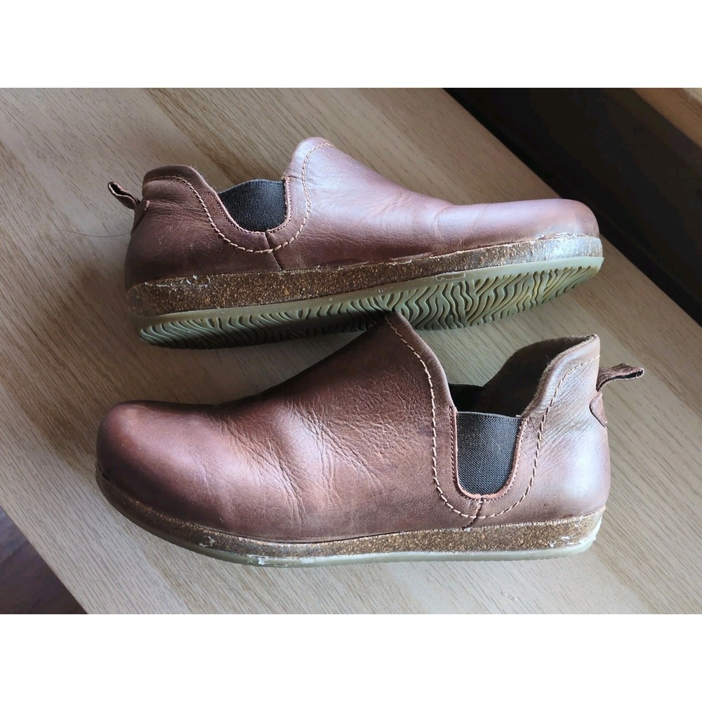 Stegmann "Lieben" Leather Chelsea Boots - Women's Size US 11 Brown Felt Insole - Picture 10 of 10
